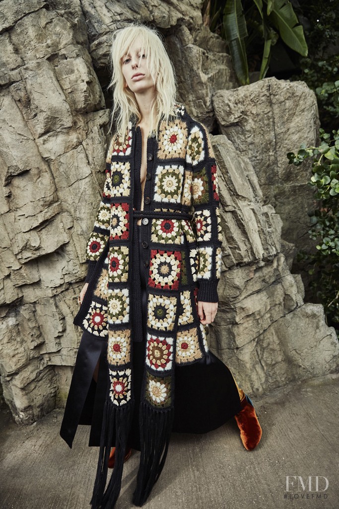 Lili Sumner featured in  the Rosetta Getty lookbook for Autumn/Winter 2015