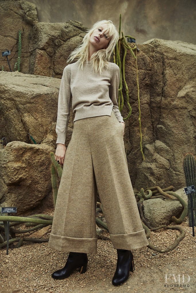 Lili Sumner featured in  the Rosetta Getty lookbook for Autumn/Winter 2015