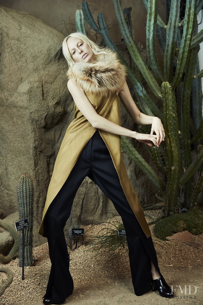 Lili Sumner featured in  the Rosetta Getty lookbook for Autumn/Winter 2015