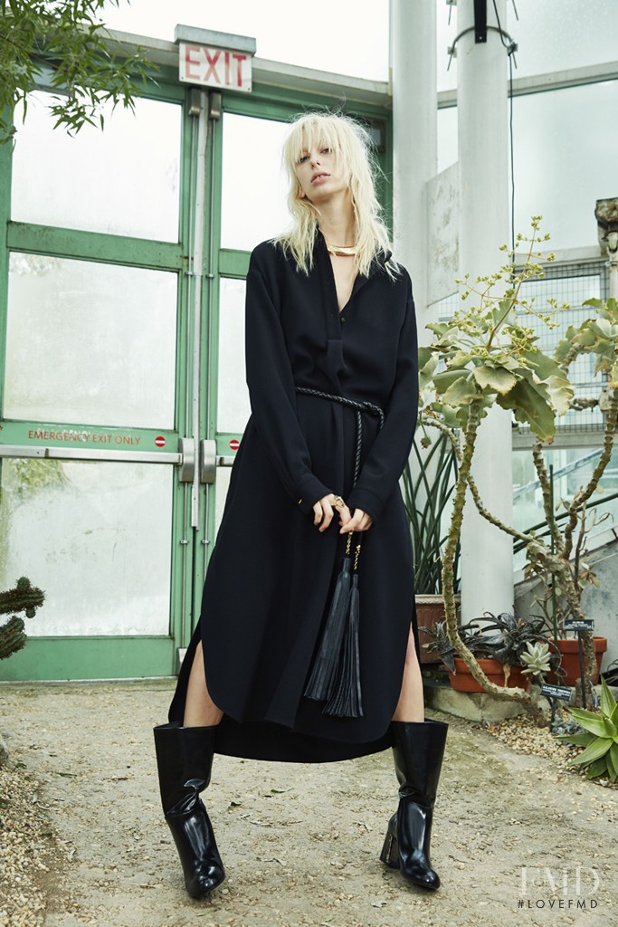 Lili Sumner featured in  the Rosetta Getty lookbook for Autumn/Winter 2015