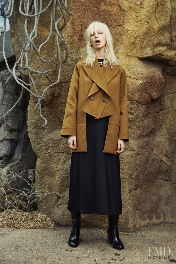 Lili Sumner featured in  the Rosetta Getty lookbook for Autumn/Winter 2015