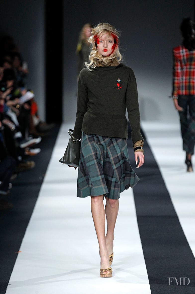 Kelsey Soles featured in  the Vivienne Westwood Red Label fashion show for Autumn/Winter 2015