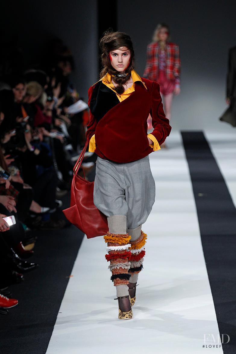 Oli Donoso featured in  the Vivienne Westwood Red Label fashion show for Autumn/Winter 2015