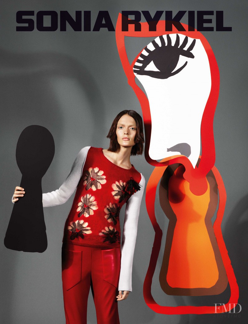 Sam Rollinson featured in  the Sonia Rykiel advertisement for Autumn/Winter 2013
