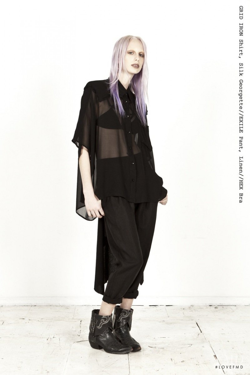 Lili Sumner featured in  the Jimmy D Buzz Kill lookbook for Spring/Summer 2012