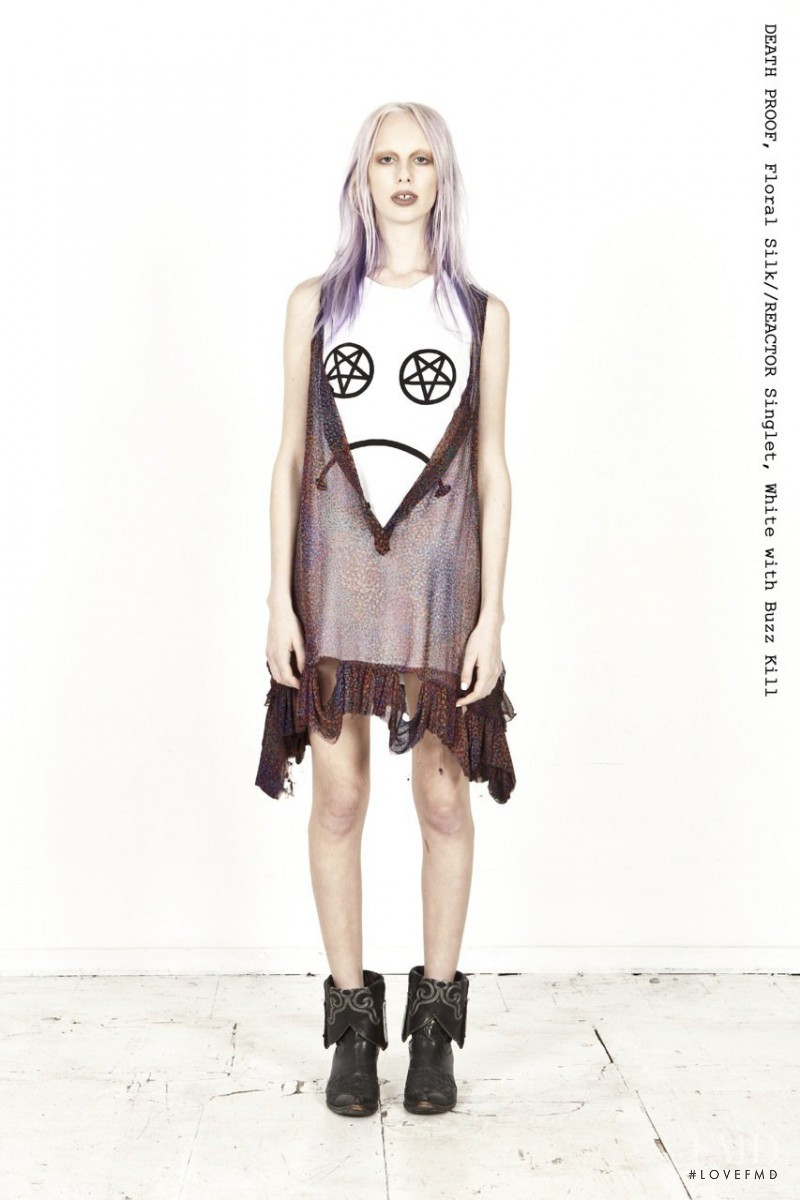 Lili Sumner featured in  the Jimmy D Buzz Kill lookbook for Spring/Summer 2012