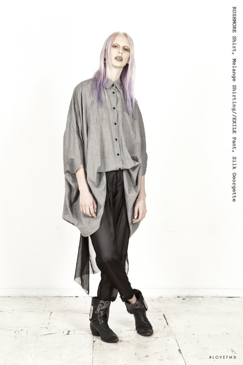 Lili Sumner featured in  the Jimmy D Buzz Kill lookbook for Spring/Summer 2012