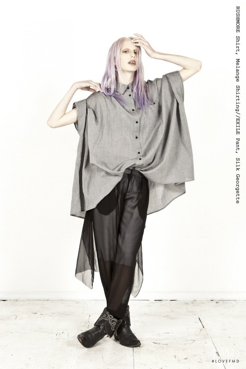 Lili Sumner featured in  the Jimmy D Buzz Kill lookbook for Spring/Summer 2012