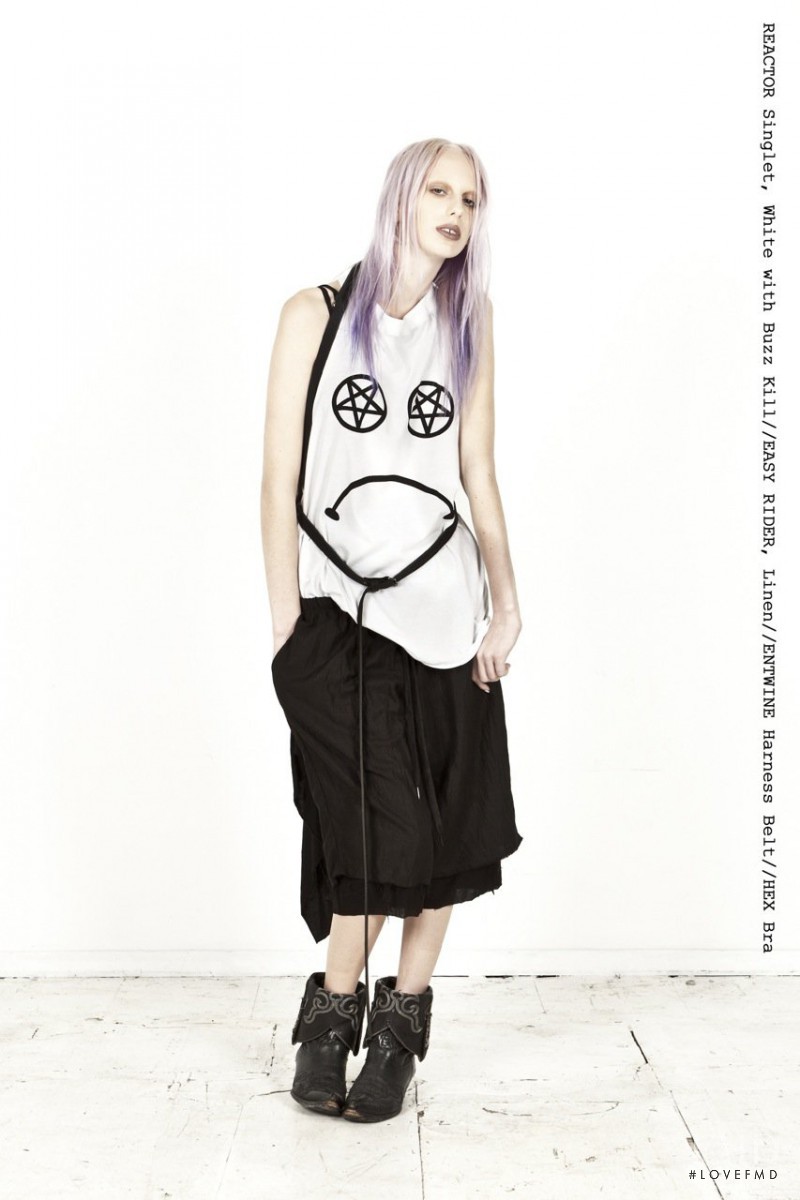 Lili Sumner featured in  the Jimmy D Buzz Kill lookbook for Spring/Summer 2012