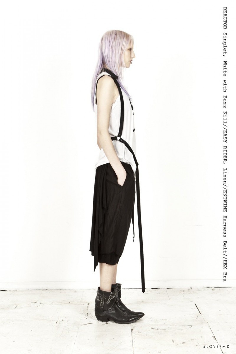 Lili Sumner featured in  the Jimmy D Buzz Kill lookbook for Spring/Summer 2012