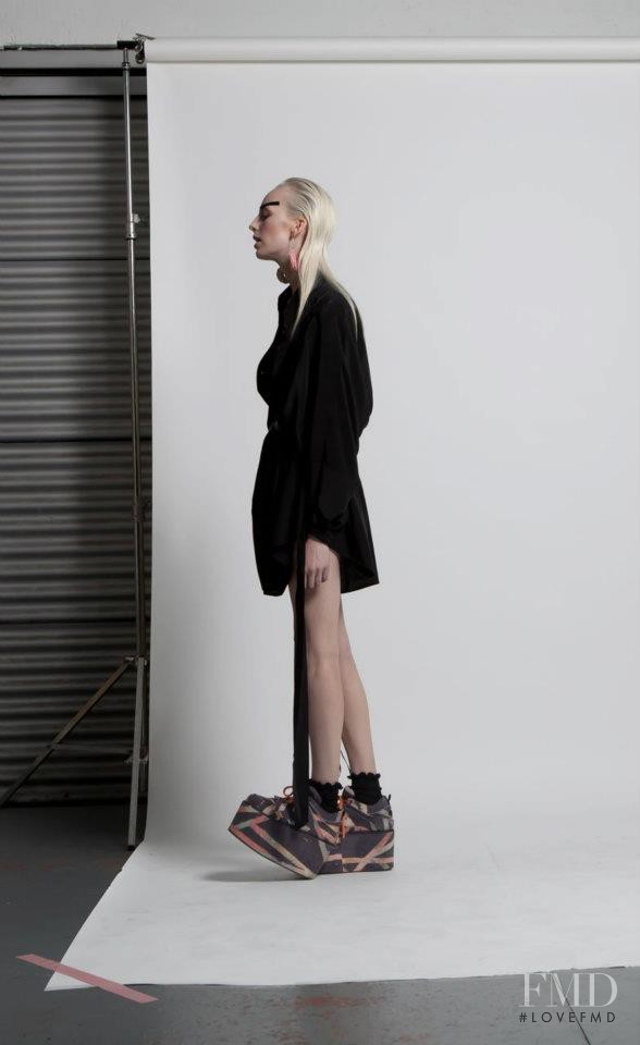 Lili Sumner featured in  the Jimmy D Rising Sun, Melting Moon lookbook for Spring/Summer 2013