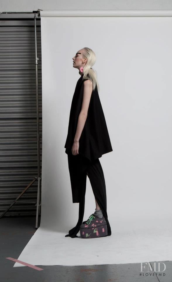 Lili Sumner featured in  the Jimmy D Rising Sun, Melting Moon lookbook for Spring/Summer 2013