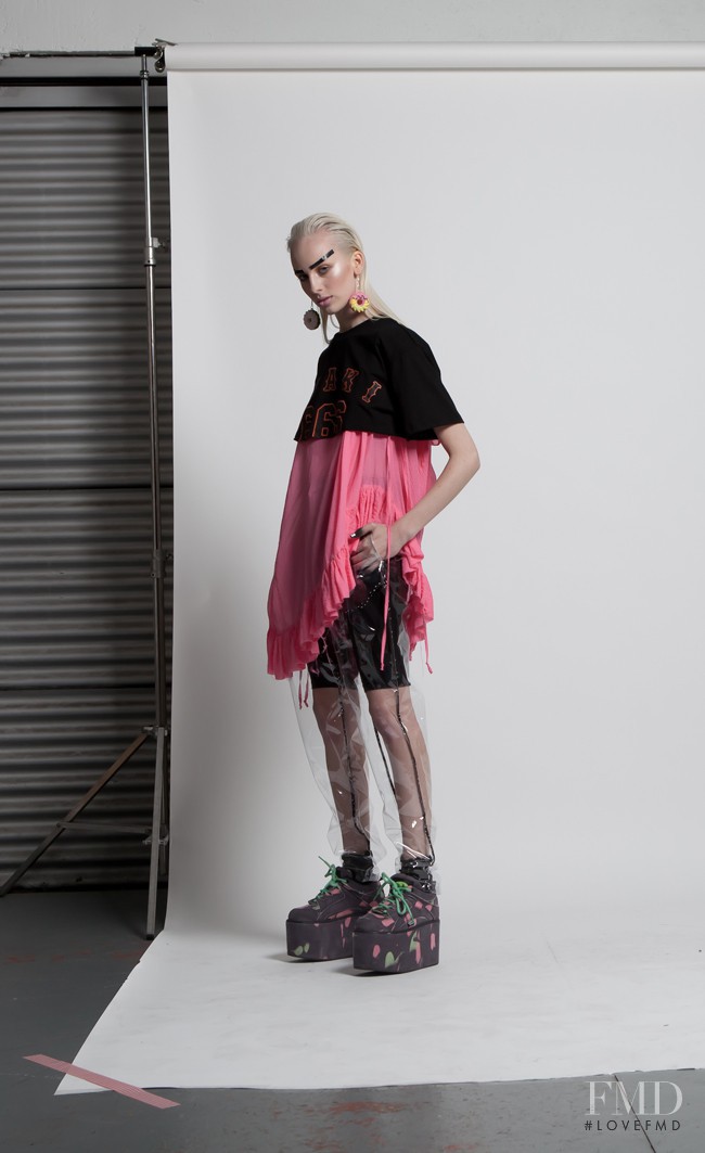 Lili Sumner featured in  the Jimmy D Rising Sun, Melting Moon lookbook for Spring/Summer 2013