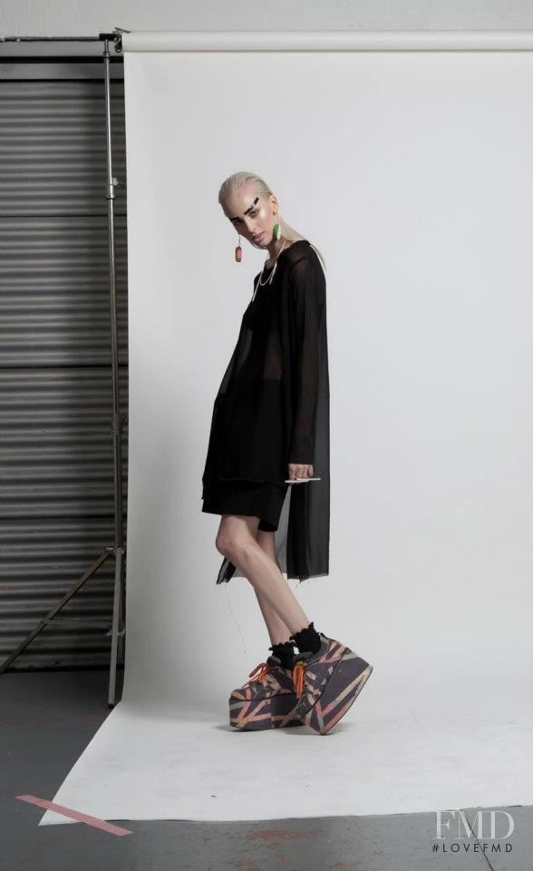 Lili Sumner featured in  the Jimmy D Rising Sun, Melting Moon lookbook for Spring/Summer 2013