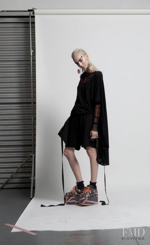 Lili Sumner featured in  the Jimmy D Rising Sun, Melting Moon lookbook for Spring/Summer 2013