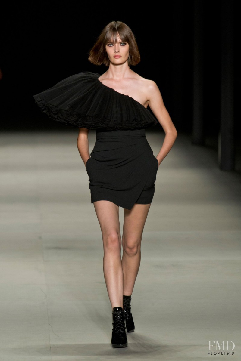Sam Rollinson featured in  the Saint Laurent fashion show for Spring/Summer 2014