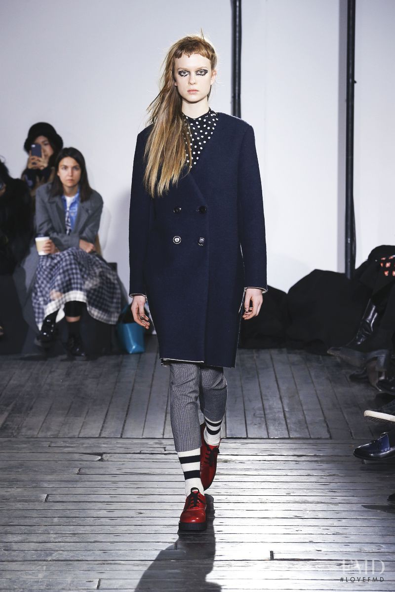 Alisha Judge featured in  the Hache fashion show for Autumn/Winter 2014