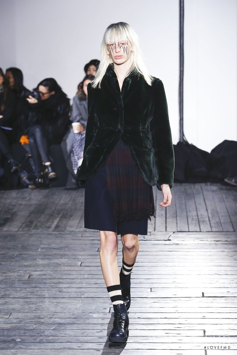 Lili Sumner featured in  the Hache fashion show for Autumn/Winter 2014