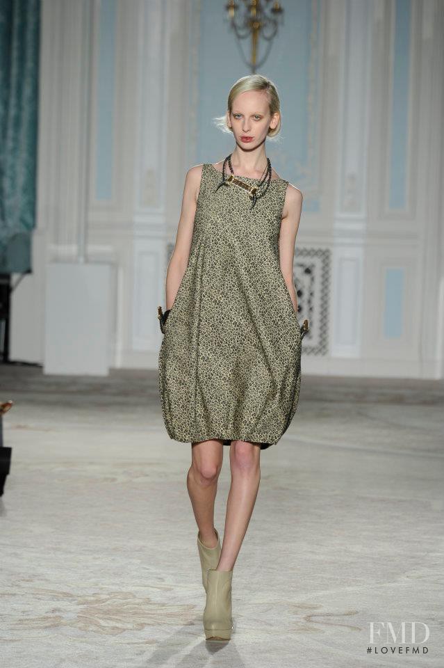 Lili Sumner featured in  the Maria Grachvogel fashion show for Autumn/Winter 2012