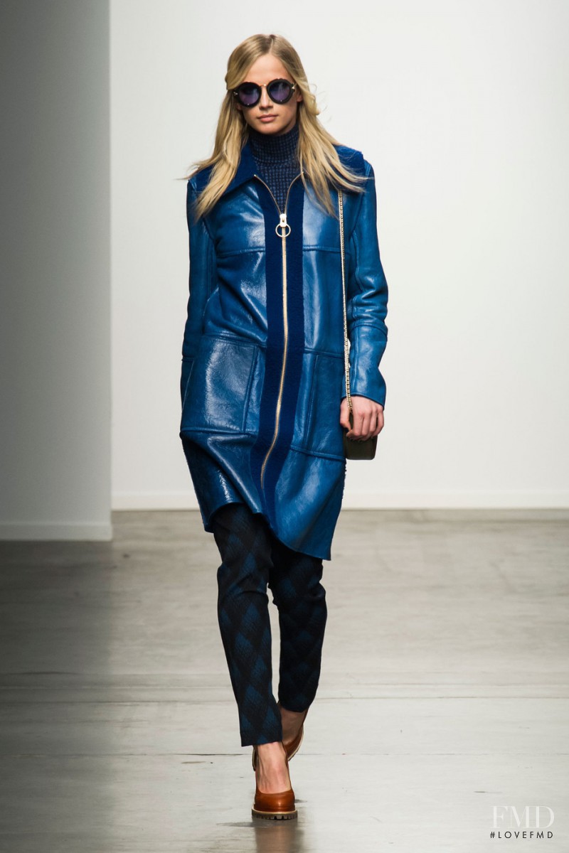 Ella Petrushko featured in  the Karen Walker fashion show for Autumn/Winter 2015