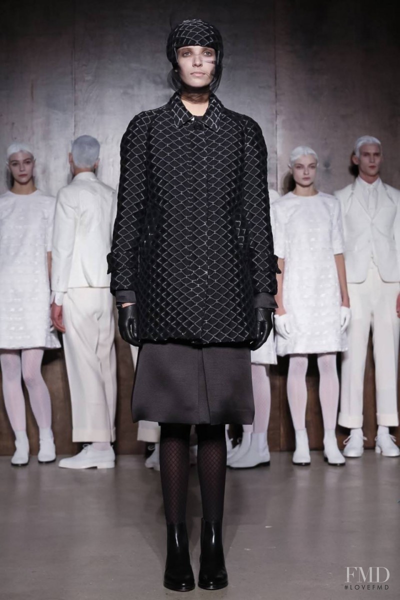 Larissa Mascarenhas featured in  the Thom Browne fashion show for Autumn/Winter 2015