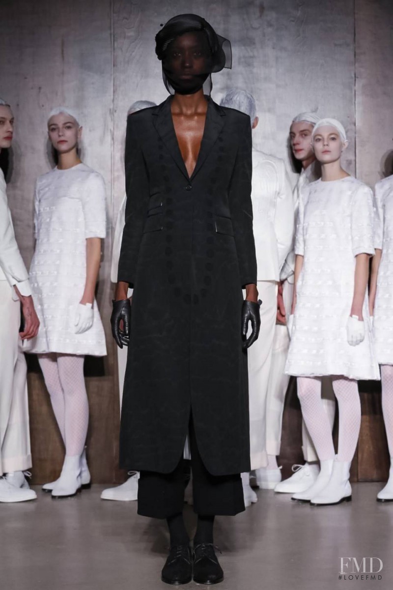 Viviane Oliveira featured in  the Thom Browne fashion show for Autumn/Winter 2015