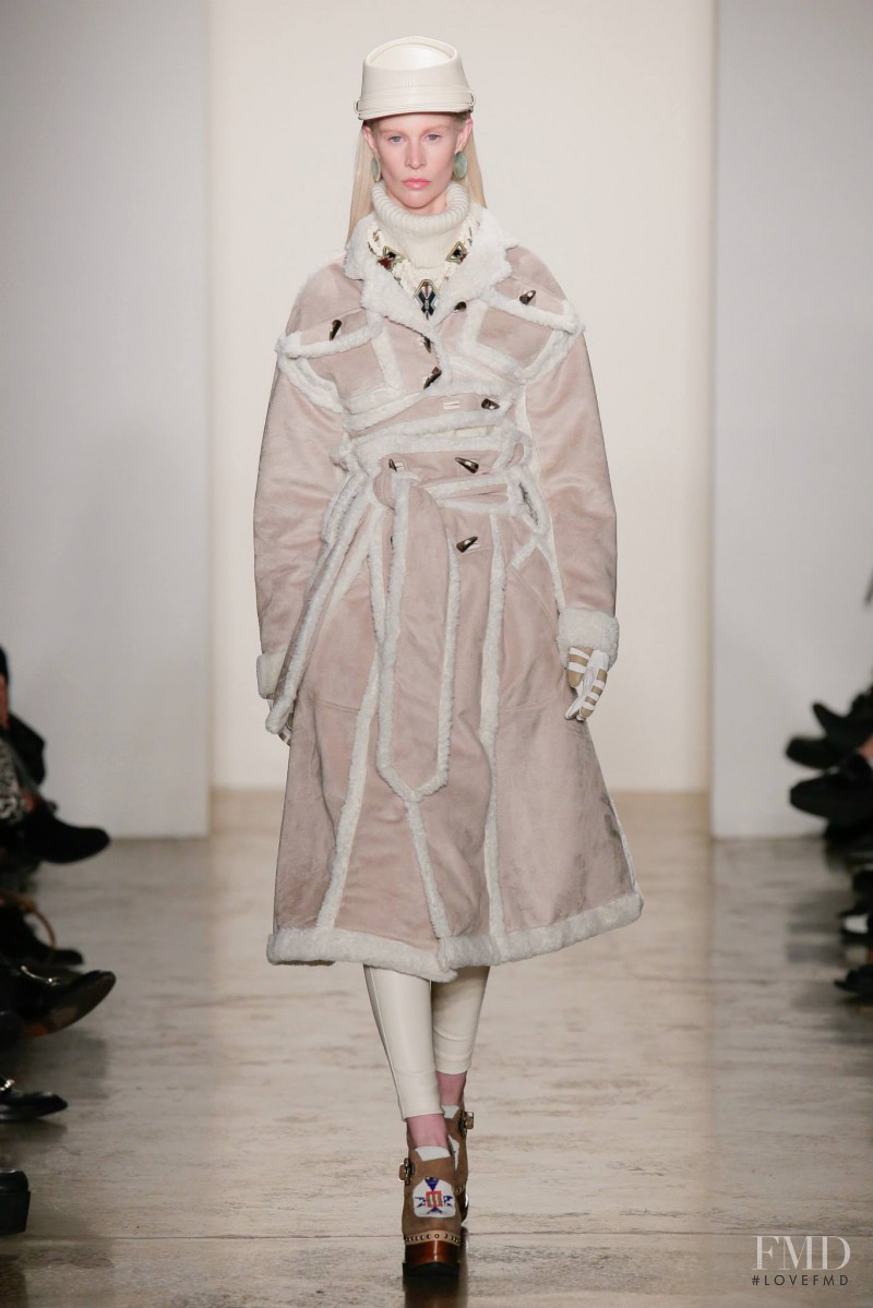 Sarah Abney featured in  the KTZ fashion show for Autumn/Winter 2015