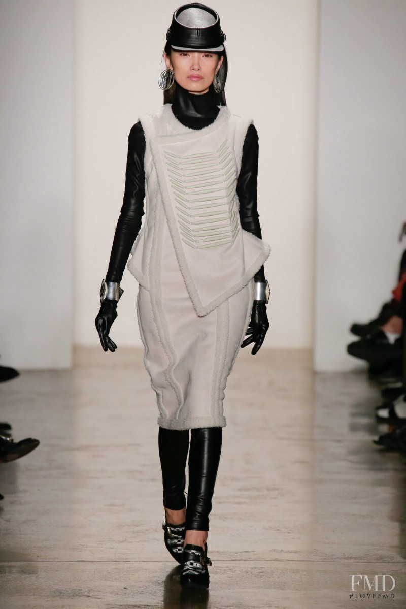 Meng Die Hou featured in  the KTZ fashion show for Autumn/Winter 2015