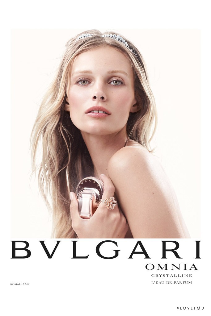 Edita Vilkeviciute featured in  the Bulgari advertisement for Autumn/Winter 2013