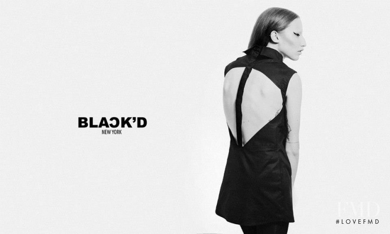 Marina Krtinic featured in  the BLACK\'D NY advertisement for Spring/Summer 2014