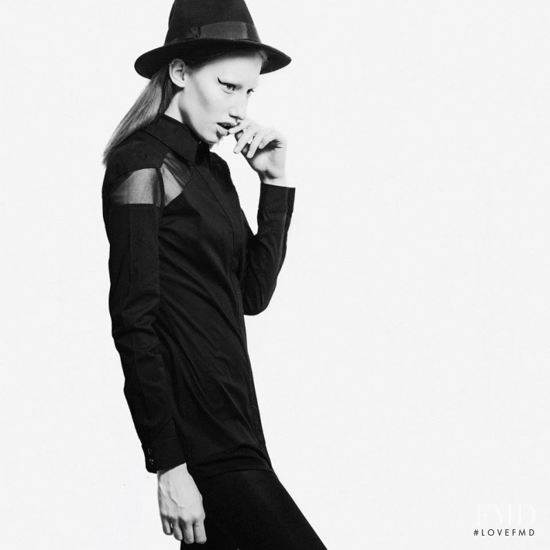 Marina Krtinic featured in  the BLACK\'D NY lookbook for Spring/Summer 2014