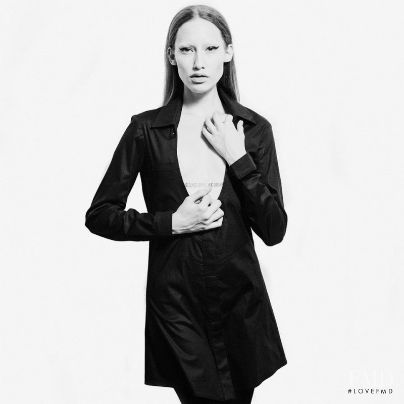 Marina Krtinic featured in  the BLACK\'D NY lookbook for Spring/Summer 2014