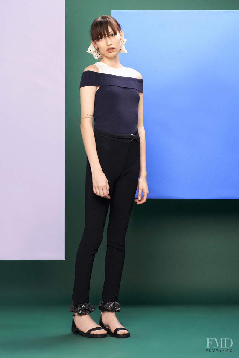 Marina Krtinic featured in  the Opening Ceremony x Chloe Sevigny fashion show for Spring/Summer 2015