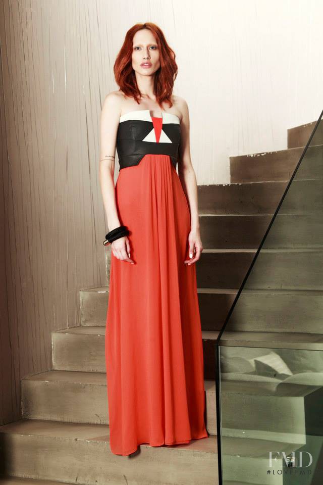 Marina Krtinic featured in  the Tamara Radivojevic lookbook for Spring/Summer 2014