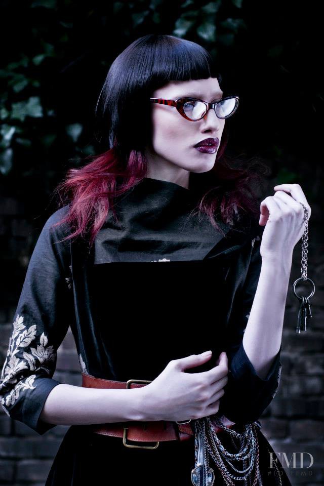 Marina Krtinic featured in  the Aleksandra Lalic lookbook for Spring/Summer 2013