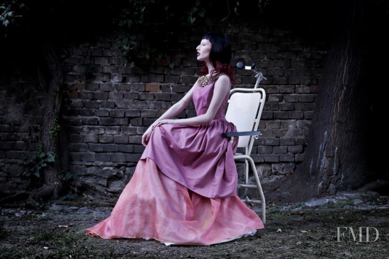Marina Krtinic featured in  the Aleksandra Lalic lookbook for Spring/Summer 2013