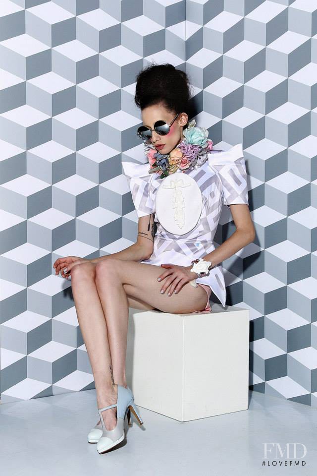 Ana Buljevic featured in  the Ana Ljubinkovic lookbook for Spring/Summer 2015