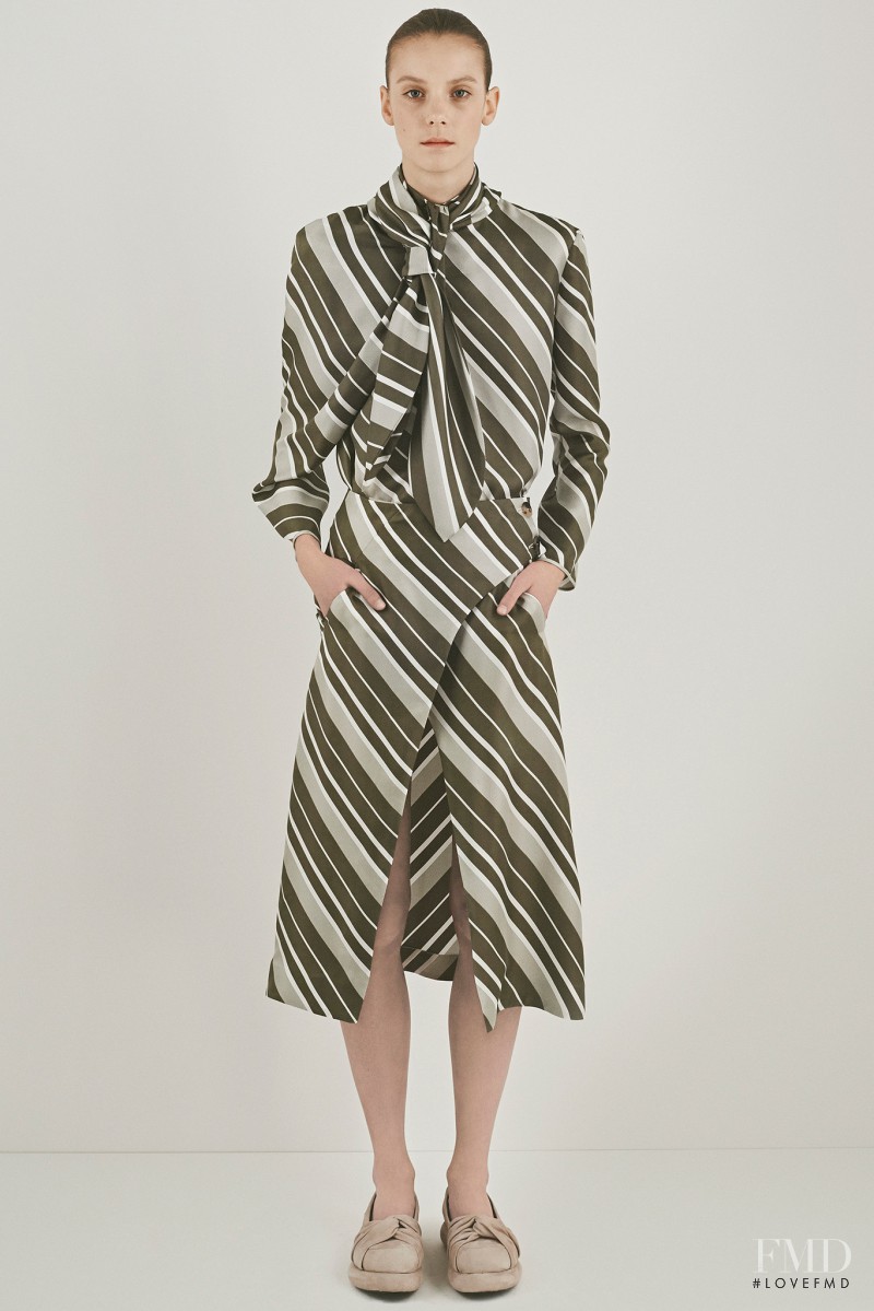 Phillipa Hemphrey featured in  the J.W. Anderson lookbook for Resort 2015