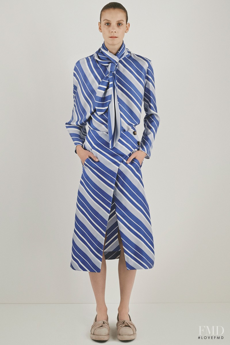 Phillipa Hemphrey featured in  the J.W. Anderson lookbook for Resort 2015