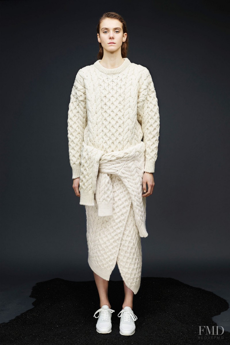 Phillipa Hemphrey featured in  the Joseph fashion show for Pre-Fall 2015