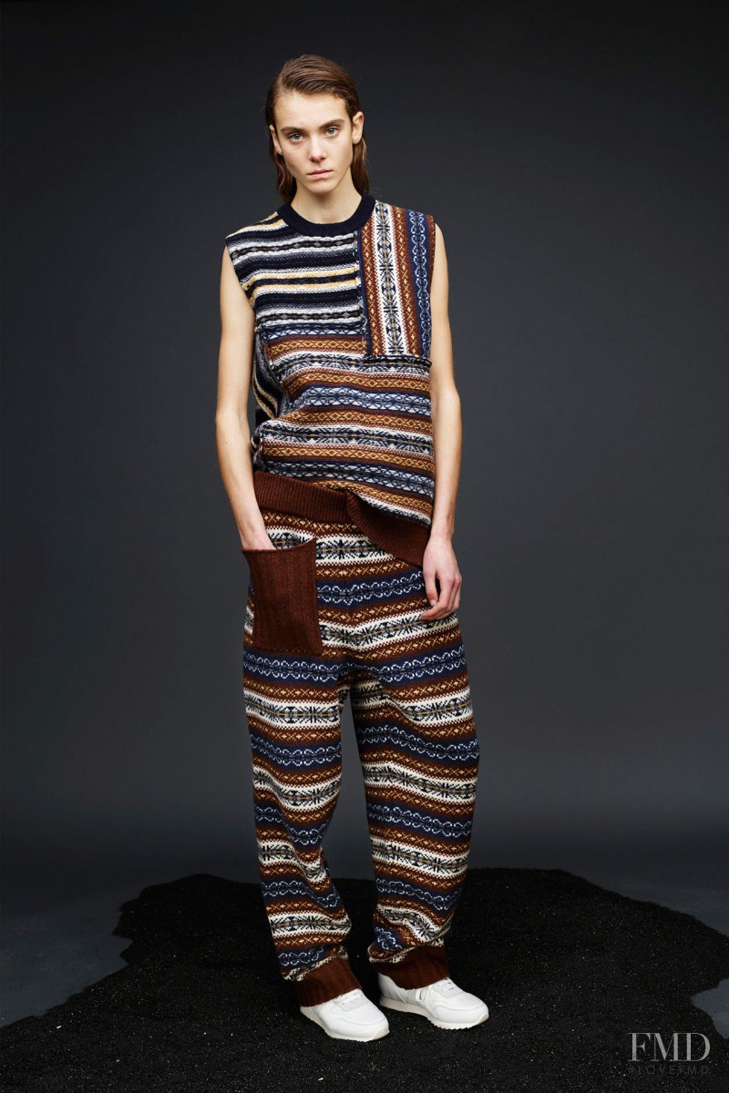 Phillipa Hemphrey featured in  the Joseph fashion show for Pre-Fall 2015