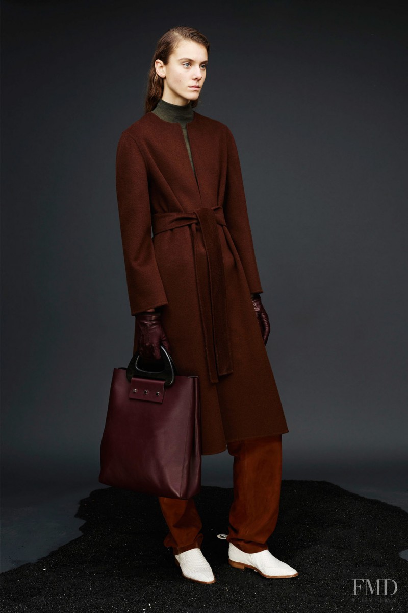 Phillipa Hemphrey featured in  the Joseph fashion show for Pre-Fall 2015