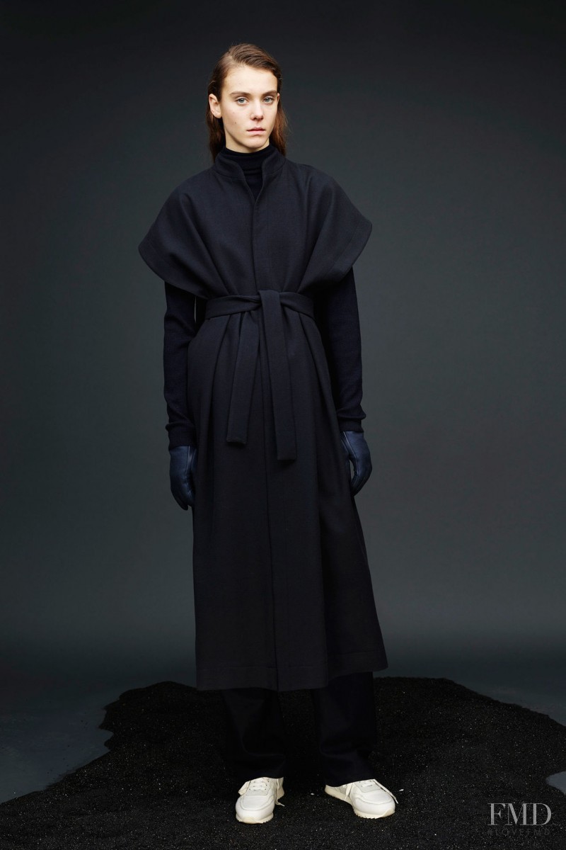 Phillipa Hemphrey featured in  the Joseph fashion show for Pre-Fall 2015