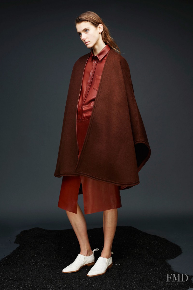 Phillipa Hemphrey featured in  the Joseph fashion show for Pre-Fall 2015