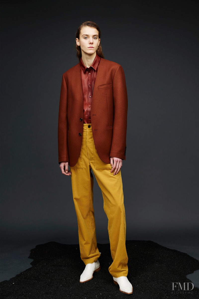 Phillipa Hemphrey featured in  the Joseph fashion show for Pre-Fall 2015