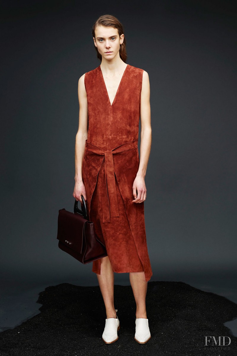 Phillipa Hemphrey featured in  the Joseph fashion show for Pre-Fall 2015