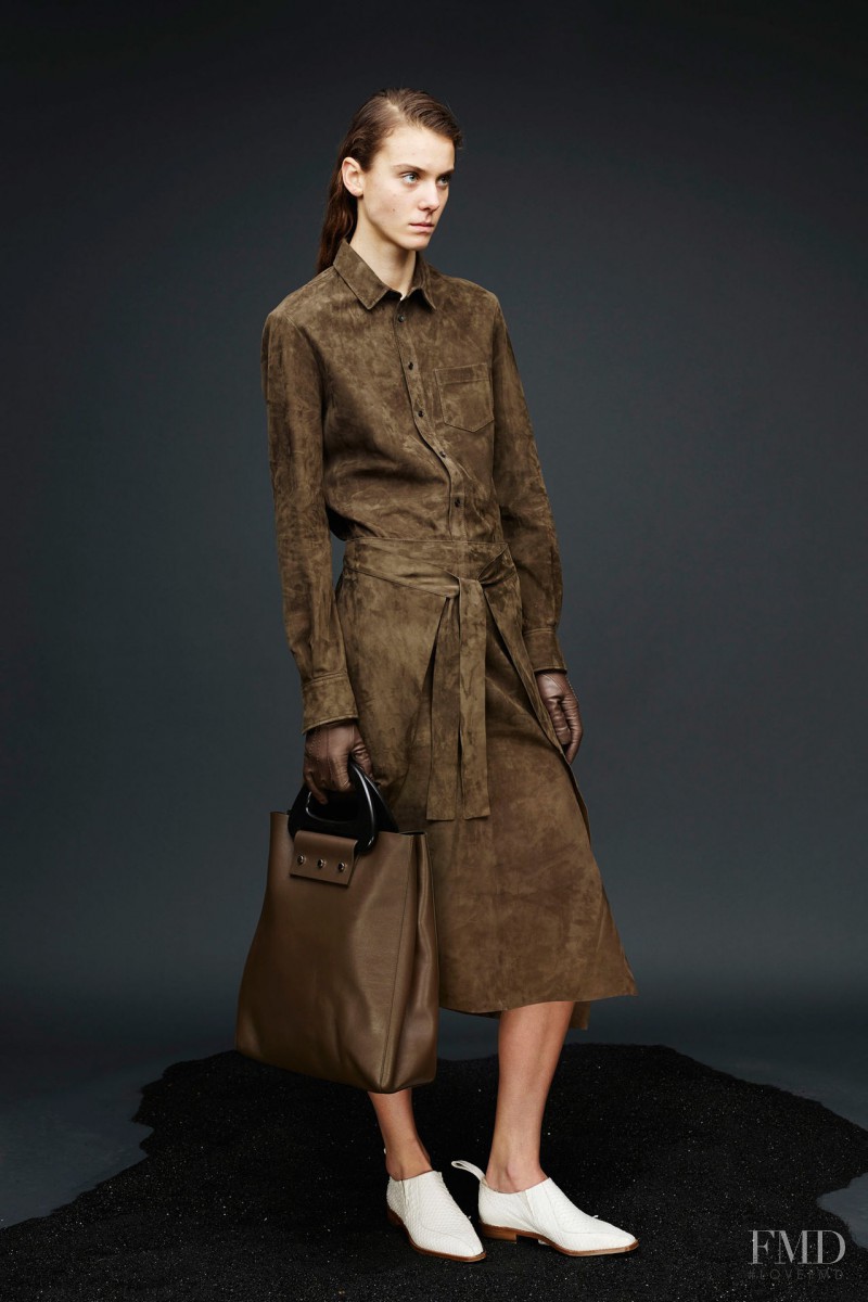 Phillipa Hemphrey featured in  the Joseph fashion show for Pre-Fall 2015