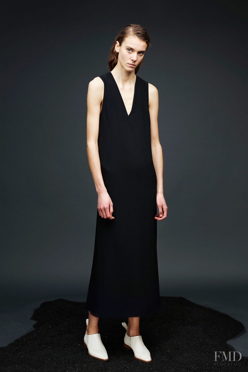 Phillipa Hemphrey featured in  the Joseph fashion show for Pre-Fall 2015