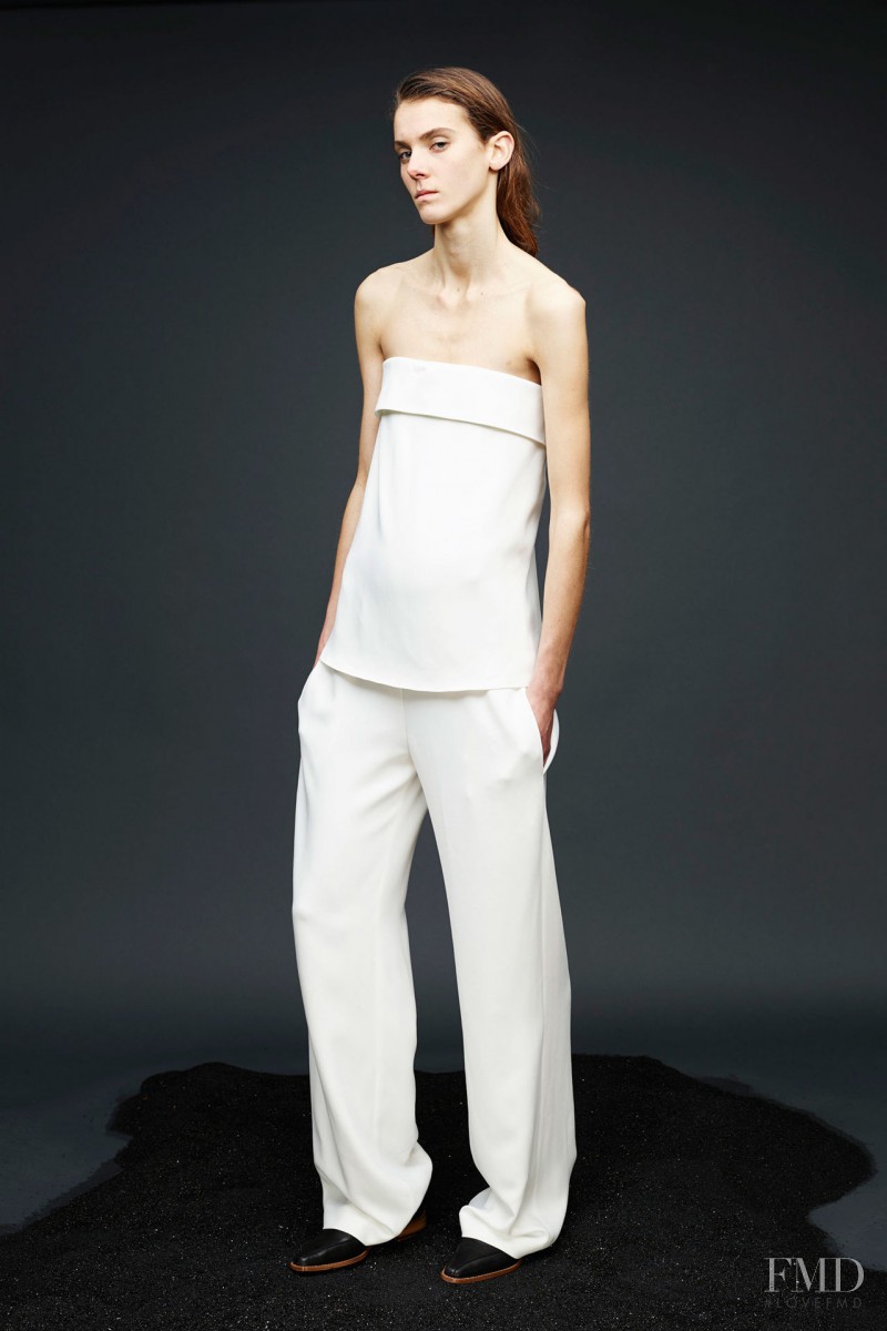 Phillipa Hemphrey featured in  the Joseph fashion show for Pre-Fall 2015