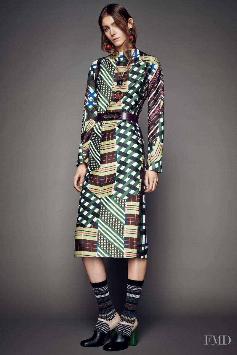 Phillipa Hemphrey featured in  the Marni fashion show for Pre-Fall 2015